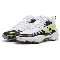 Puma Genetics Basketballschuhe 01 PUMA white/electric lime