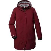STOY Damen, Funktionsjacke mit abzippbarer Kapuze - Große Größen STW 11 WMN PRK, weinrot, 48, 39797-000