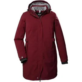 STOY Damen, Funktionsjacke mit abzippbarer Kapuze - Große Größen STW 11 WMN PRK, weinrot, 48, 39797-000