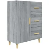 vidaXL Sideboard Grau Sonoma 69,5x34x90 cm Holzwerkstoff