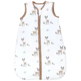 TupTam Baby Schlafsack 2.5 TOG – Warmer Winter Schlafsack Baby, OEKO-TEX, Ärmellos, Wattiert" Gr. 92, beige Rehe, Größe: 92-98 - 92-98