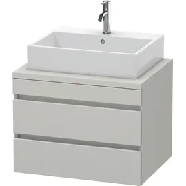 Duravit Waschtischunterschrank 2 Auszüge 70 x 51,2 x 54,8 cm Grau Matt