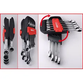 KS Tools GEARplus Ratschenringmaulschlüssel-Satz 10-tlg.