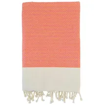 Le Comptoir de la Plage Athena Hamamtuch 200 x 200 cm orange