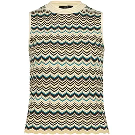 Zero Stricktop mit Muster in Nature/Brown | Gr.: 38