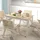 Homcom Küchentisch 120 x 75 x 75 cm beige