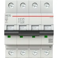 AEG EN63NC32 EN63N C32 Leitungsschutzschalter 6kA, C-Charakteristik, 32A, 3P+N