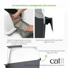 Catit Katzentoilette Jumbo 57x46x50cm Grau