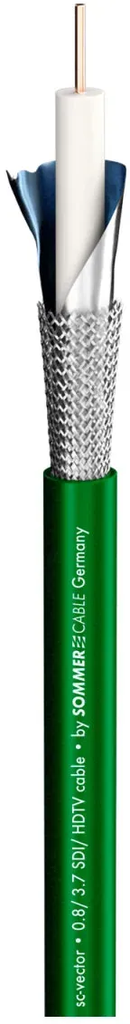 Videokabel SC-Vector (RCB); 1 x 0,80; PVC Ø 6,00 mm; 75 O; grün