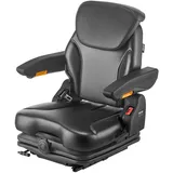 Vevor Universal-Gabelstaplersitz 540x600x670 mm, gefederter Traktorsitz, Schleppersitz, Treckersitz, Staplersitz, sicherer herunterklappbarer Sitz, Rasenmähersitz für Kompaktlader, Bulldozer