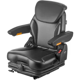 Vevor Universal-Gabelstaplersitz 540x600x670 mm, gefederter Traktorsitz, Schleppersitz, Treckersitz, Staplersitz, sicherer herunterklappbarer Sitz, Rasenmähersitz für Kompaktlader, Bulldozer