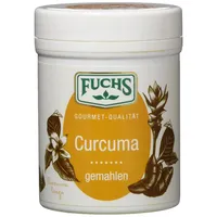 Fuchs Curcuma gemahlen Kurkuma-Gewürz indisches Gewürz, Kurkumapulver, für indisches Curry und asiatische Gerichte, 3er Pack (3 x 70 g)