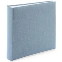 Goldbuch Leinen Fotoalbum Summertime Trend 2 35x36cm 100 weiße Seiten Blau-Grau