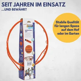 Best Sporting Basketballkorb rot/weiß/blau 45 cm
