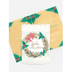 Grußkarten Weihnachten selbst gestalten mit Spruch und Fotos im Onlinedesigner bei Meine-Kartenmanufaktur.de