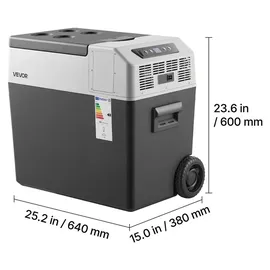 Vevor Kompressor Kühlbox 50 l mit Griff
