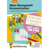 Hauschka-Verlag Mein Übungsheft Konzentration 2. Klasse - Wahrnehmung, logisches Denken