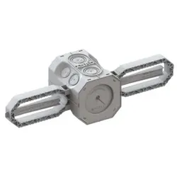 KAISER 9941 Prefix® 2.0 Beton Einbaudose 1x1, für die Befestigung an der Armierung - 15 Stück