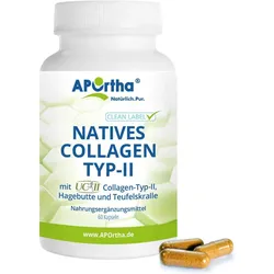 Natives UC-II® Collagen TYP-II + Hagebutte und Teufelskralle - 60 Kapseln One Size