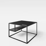Phoenix group AG Minecraft - Couchtisch, Wohnzimmertisch mit Ablage, Schwarz Carbon Optik