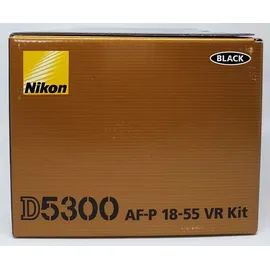 Nikon D5300 schwarz + AF-P DX 18-55mm VR