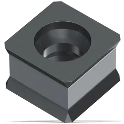 Fein Wendeschneidplatte KX Fase für NE-Metalle und weiche Materialien, 10-Stück - 64302003010
