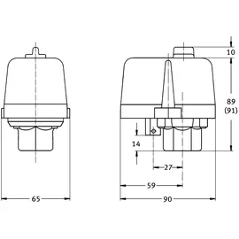 Aircraft Druckschalter MDR 2 / 11 bar