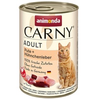 Animonda Carny Adult Pute & Hühnchenleber 6 x 400 g