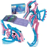 cbionic Flexibles Klemmbaustein-System 2-in-1 Seepferdchen 128-tlg.