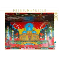 Calvendo Puzzle Rikschamalerei 1000 Teile Lege-Größe 64x48cm Foto-Puzzle für