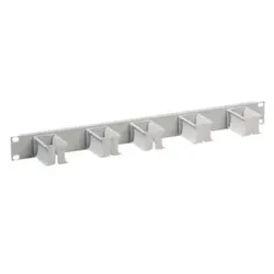 Schneider Electric NSYCRTM1U5GCA Actassi, 19, -Frontplatte 1 HE mit 5 isolierenden Kabelführungen, RAL7035