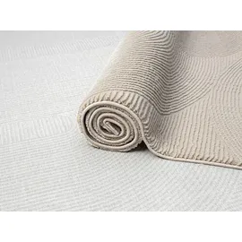 Novel Sign Webteppich 160 x 230 cm Beige