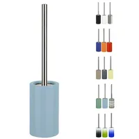Spirella Tube Bürste Toilettenbürste Klobürste WC Garnitur aus Porzellan Hellblau, Keramik, Bleu Clair