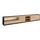 SKRAUT HOME Lowboard 310x50x37 cm Eiche Schwarz Holzwerkstoff