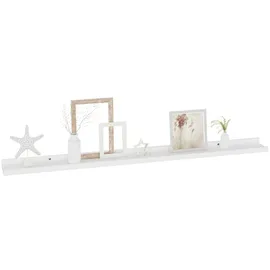 vidaXL Wandregal 100 x 9 x 3 cm Weiß