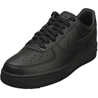 Nike Herren Air Force 1 '07 Fresh Sneaker, Black Anthracite Black, 43 EU - 43 EU