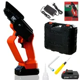 Best Direct Best Direct® Mini Akku Kettensäge - Handkettensäge Rotorazer Mini Chainsaw