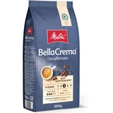 Melitta BellaCrema Decaffeinato Ganze Kaffee-Bohnen entkoffeiniert 1kg, ungemahlen, Kaffeebohnen für Kaffee-Vollautomat, koffeinfrei, milde Röstung, geröstet in Deutschland, Stärke 3