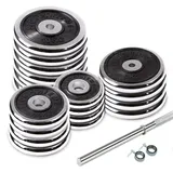 Sport-Thieme Langhantel-Set ""Chrom""