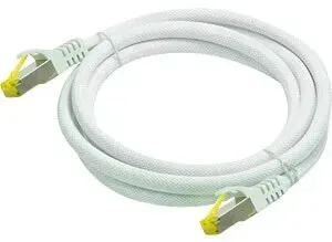 Python Cat.7 S/FTP 1m Netzwerkkabel Weiß Cat7 S/FTP (S-STP)