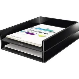 Leitz Briefablage Duo Colour schwarz/grau DIN A4, 1 St.