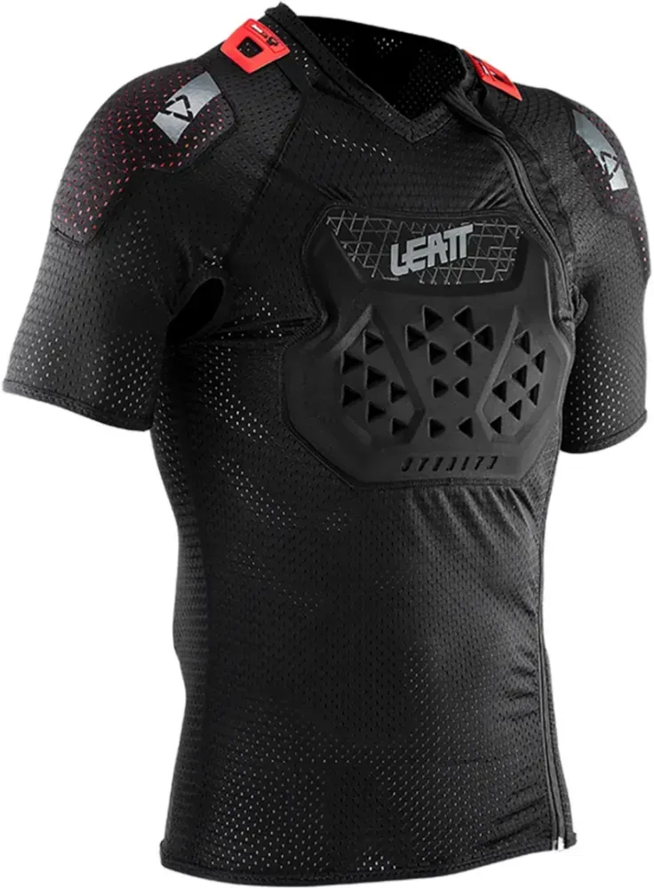 Leatt T-shirt Mit Kurzem Ärmelschutz - Stealth - L