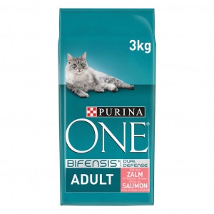 Purina One Adult mit Lachs Katzenfutter 3 kg