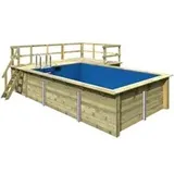 Karibu Rechteck Pool Modell 3 Variante C 530 x 350 x 124 cm