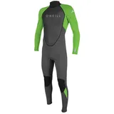 O'Neill Herren Reactor-2 3/2mm Back Zip Full Wetsuit Neoprenanzug, Graph/Dayglo, XLS