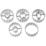 Dr. Oetker 5er Mini-Linzer Ausstecher-Set