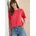 Kurzarmshirt Orange M