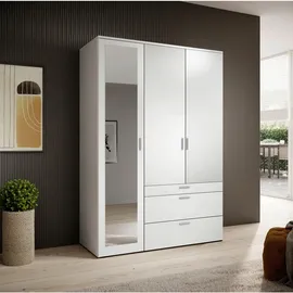 Harper Drehtürenschrank VESALA 135 x 195 x 56 cm Weiß