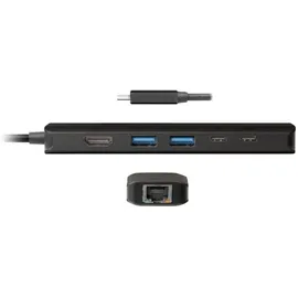 Club 3D USB Typ-C 3.2 Gen1, 6in1 Hub HDMI 8K30Hz-4K120Hz, 2xUSB Typ-A, RJ45 100W