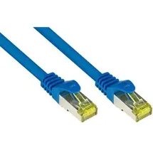 Alcasa GC 8070R-100B, - Patchkabel - Cat.7 Rohkabel, blau, 10 m